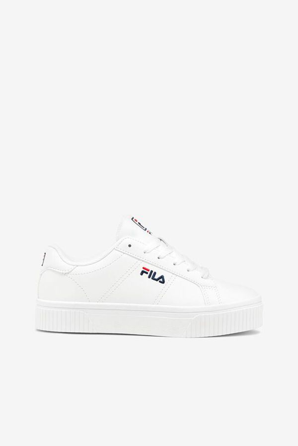 Zapatillas Fila Mujer Blancas / Azul Marino / Rojas - Panache Creeper - España 876210AFY